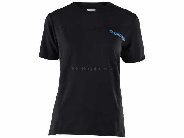 Troy Lee Designs Skyline Solid Ladies Short Sleeve Jersey 2019 L, Black, Green