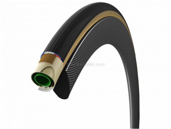 Vittoria Corsa G+ Isotech Tubular Folding Road Tyre 700c, 30c, Black, 265g, Folding