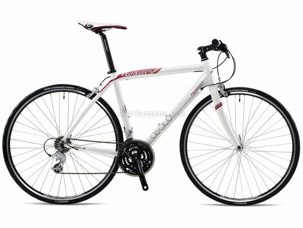 Wilier Asolo Alloy City Bike XL, White, Red, Alloy frame, 700c, 24 Speed, Caliper Brakes