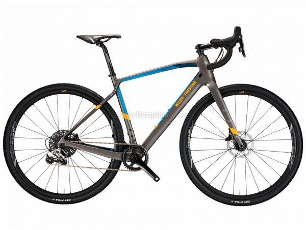 Wilier Jena Rival Carbon Gravel Bike 2020 M, Grey, Blue, Carbon Frame, Disc Brakes, 11 Speed, 700c Wheels, Single Chainring