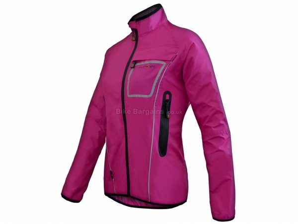 Funkier Storm Ladies Waterproof Jacket XS,S,M,L,XL, Pink, Yellow, Black, Ladies, Long Sleeve, Nylon