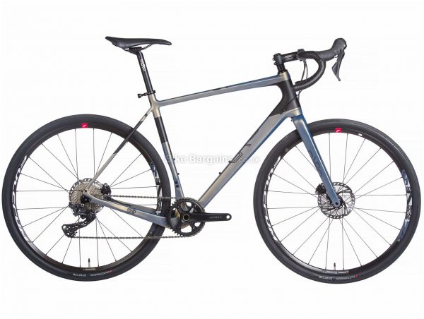 Orro Terra C Adventure GRX600 Carbon Gravel Bike 2020 XL, Grey, Blue, 11 Speed, Carbon Frame, 700c Wheels, Disc Brakes