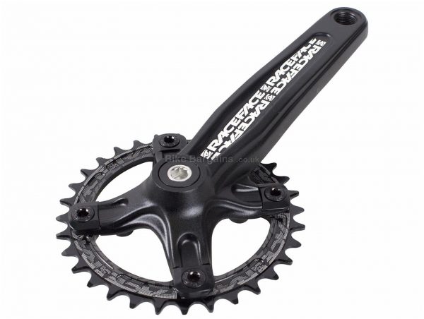Race Face Ride Narrow Wide 10 Speed MTB Chainset 175mm, Black, 10 Speed, Alloy, Single Chainring