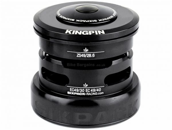 Sixpack Racing Kingpin 2 in 1 Headset Red, 1 1/8", 1.5", 145g, Alloy