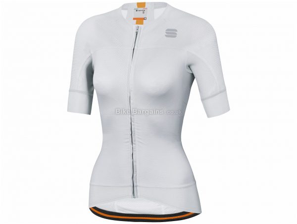 Sportful Ladies Bodyfit EVO Short Sleeve Jersey L,XL, Grey, Purple, Short Sleeve, Ladies, Polyester & Elastane