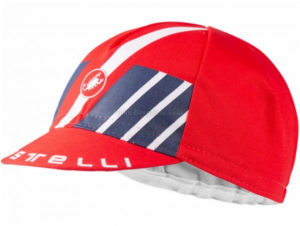 Castelli Hors Categorie Cap One Size, Yellow, Blue, Red, Grey, Unisex, Cotton