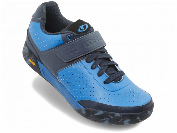 Giro Chamber II MTB Shoes 36,37,38, Blue, Black, 510g, Velcro, Laces Fastening, Nylon, Rubber