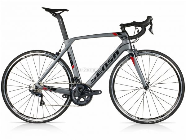 Sensa Giulia Evo Ultegra Carbon Road Bike 2021 58cm, Grey, Carbon Frame, 22 Speed, Caliper Brakes, Double Chainring