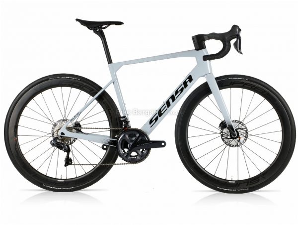 Sensa Giulia GF Ultegra Carbon Road Bike 2021 50cm, Grey, Black, Carbon Frame, 22 Speed, Disc Brakes, Double Chainring