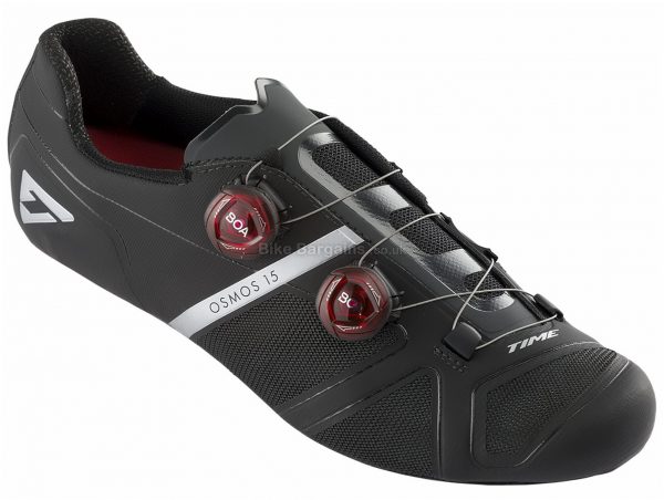 Time Osmos 15 Road Shoes 39, Black, White, Men's, Boa Fastening, Weighs 480g, Carbon