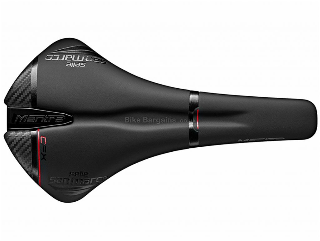 Black//Red San Marco Mantra Carbon FX Bike Saddle