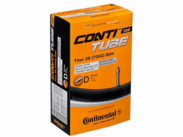 Continental Tour 28 All Road Inner Tube 700c, 32c-47c, Schrader, Black, 200g, Butyl