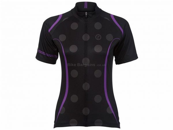 Ride Clothing Ladies Print Short Sleeve Jersey XS - S are extra, Black, Pink, Purple, Ladies, Short Sleeve, Polyester