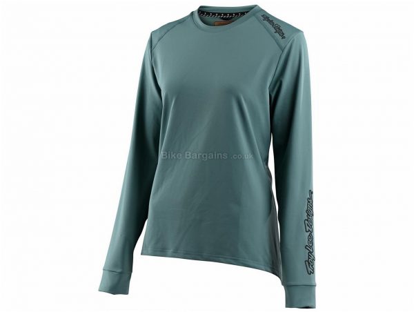 Troy Lee Designs Lilium Ladies Long Sleeve Jersey 2020 L,XL - some are extra, Green, Red, Black, White, Ladies, Long Sleeve, Polyester