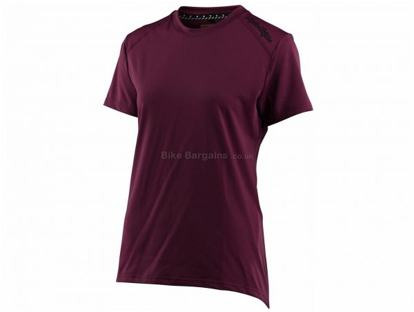 Troy Lee Designs Lilium Ladies Short Sleeve Jersey 2020 XS,S,M,L,XL, Red, Black, Ladies, Short Sleeve, Polyester