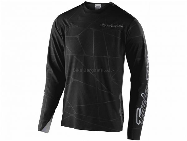 Troy Lee Designs Sprint Ultra Long Sleeve Jersey M, Black, Blue, Red, White, Yellow, Men's, Long Sleeve, Polyester