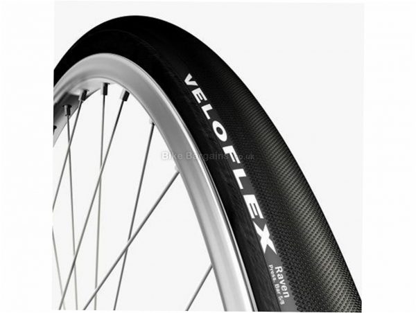 Veloflex Raven Tubular Road Tyre 700c, 28c, Black, 310g, Rubber, Kevlar