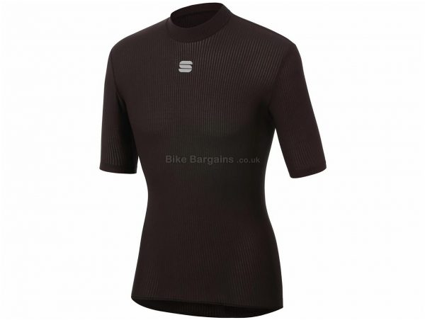 Sportful BodyFit Pro Short Sleeve Base Layer XL, Black, Men's, Short Sleeve, Polyester, Elastane