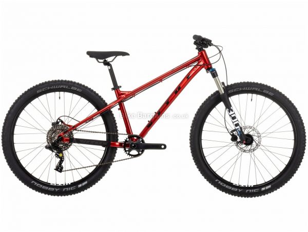 Vitus Nucleus 26 Youth Alloy Hardtail Mountain Bike 2021 M, Red, Silver, Alloy Frame, 26" wheels, 8 Speed, Disc Brakes, Single Chainring, Hardtail, Suspension, 12.37kg