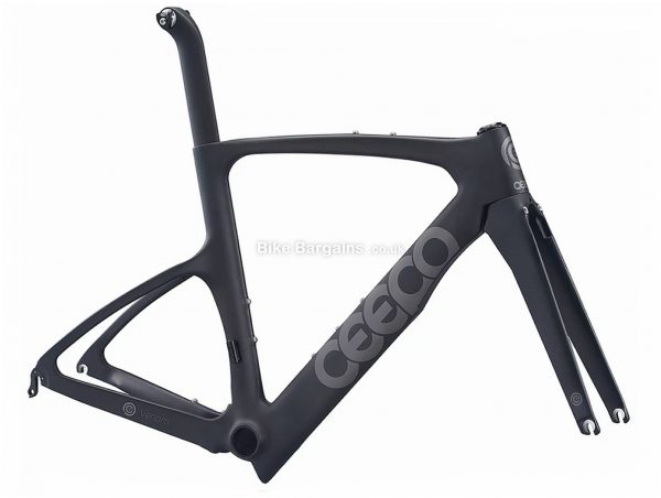 Ceepo Venom Carbon Triathlon Frame M, Black, Grey, 700c, Carbon Frame, Caliper Brakes