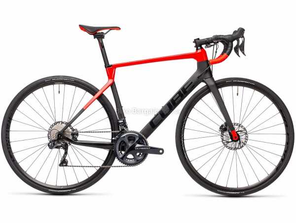 Cube Agree C:62 SL Carbon Road Bike 2021 58cm, Red, Black, Carbon Frame, 22 Speed, Ultegra, 700c Wheels, Disc Brakes, Double Chainring