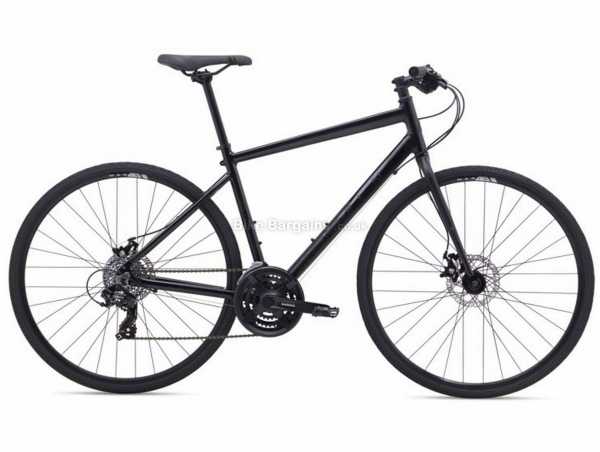 Marin Fairfax 1 Alloy City Bike 2021 S, Black, Alloy Frame, Tourney 21 Speed, 700c Wheels, Disc Brakes, Triple Chainring