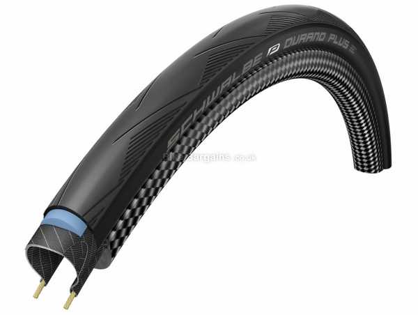 Schwalbe Durano Plus Addix Performance-Line Wire Road Tyre 700c, 25c, 28c, Black, Rigid, 450g, Steel, Rubber
