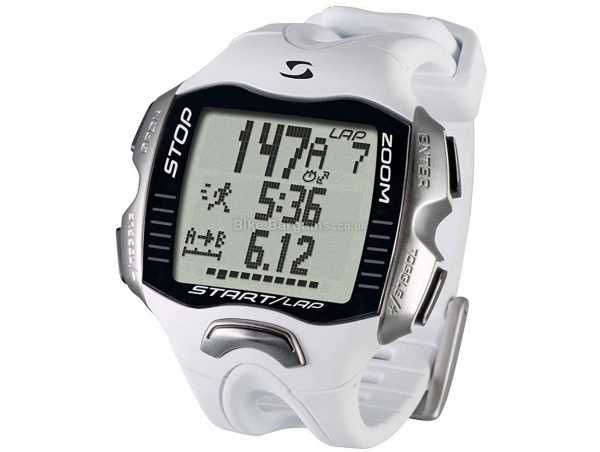 Sigma RC Move Pulse Watch One Size, Black, White, Silver, Nylon, Silicone