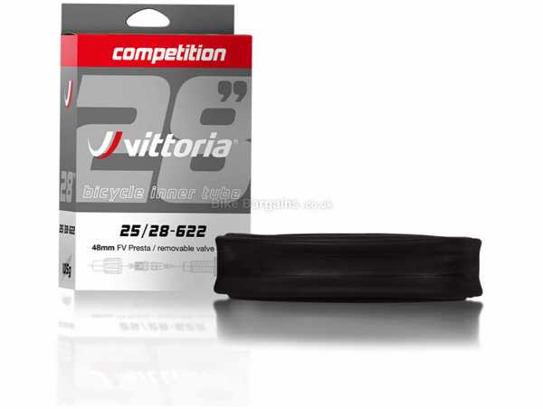 Vittoria Competition 700c Inner Tube 700c, Black, Presta, Butyl