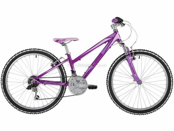 Cuda Kinetic 24w Alloy Kids Bike 2021 M, Purple, Alloy Frame, 24" Wheels, 18 Speed Drivetrain, Caliper Brakes, Triple Chainring, 13.3kg