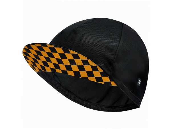 Sportful Checkmate Cap M, Black, White, Yellow, Pink