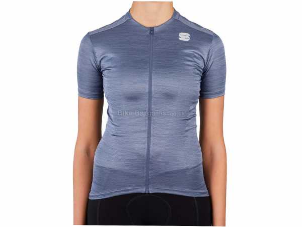 Sportful Supergiara Ladies Short Sleeve Jersey XS,S,M,L,XL,XXL, Blue, Red, Green, Short Sleeve, Zip, 6 Rear pockets