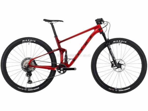 Vitus Rapide FS CRX Carbon Full Suspension Mountain Bike 2021 XL, Red, Black, Carbon Frame, 29" Wheels, XT 12 Speed, Disc Brakes, Single Chainring