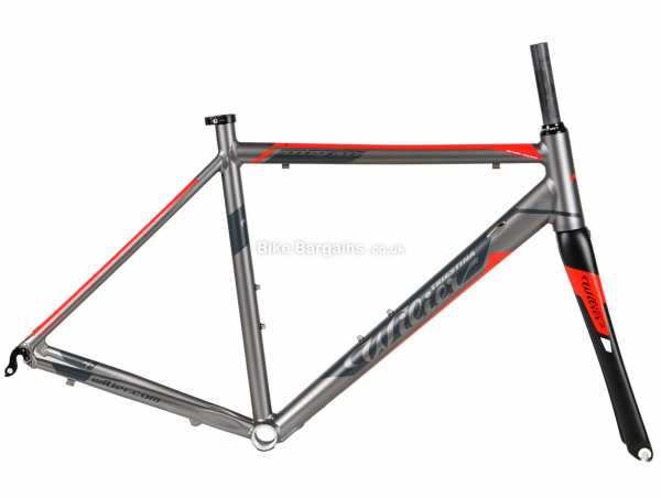 Wilier Montegrappa Alloy Road Frame XS, Grey, Red, Black, Caliper Brakes