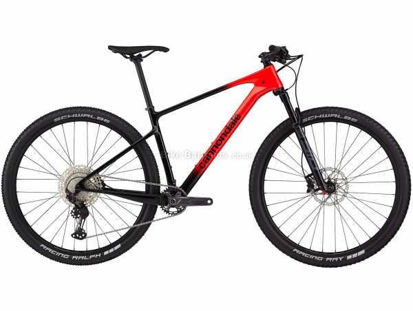 Cannondale Scalpel 4 29er Carbon Hardtail Mountain Bike 2022 M, Red, Black, Carbon Hardtail Frame, 29" Wheels, Deore, XT 12 Speed Groupset, Disc Brakes, Single Chainring