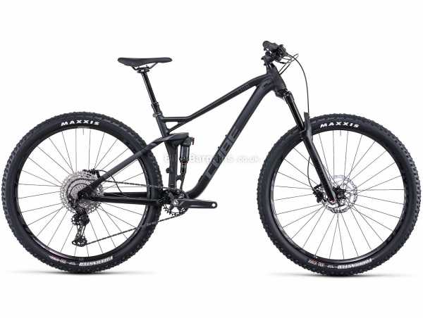 Cube Stereo 120 Race Alloy Full Suspension Mountain Bike 2022 M, Black, Alloy Full Suspension Frame, 27.5" & 29" Wheels, 12 Speed Deore Groupset, Disc Brakes, Single Chainring, 14.4kg