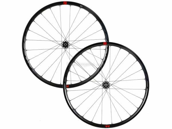 Fulcrum Rapid Red 300 DB 2WF Alloy Gravel Wheels 650c / 27.5", Front & Rear, Black, Red, Alloy Rim, Shimano 10 / 11 Speed, Centrelock Disc