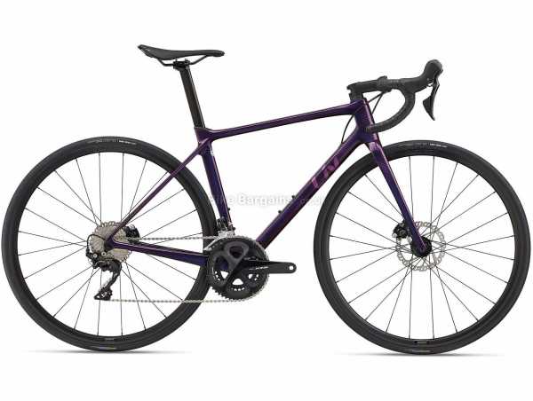 Giant Liv Langma Advanced 2 Disc Ladies Road Bike 2022 XS,S,M, Purple, Carbon Frame, 700c Wheels, 22 Speed 105 Groupset, Disc Brakes, Double Chainring