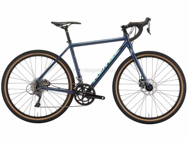 Kona Rove AL All Road Alloy Gravel Bike 2022 52cm,54cm, Blue, Alloy Frame, 27.5" Wheels, Claris 16 Speed Groupset, Disc Brakes, Double Chainring