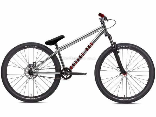 Octane One Diezel Steel Dirt Jump Mountain Bike 2021 M, Silver, Black, Steel Hardtail Frame, 26" Wheels, Single Speed, Disc Brakes, Single Chainring