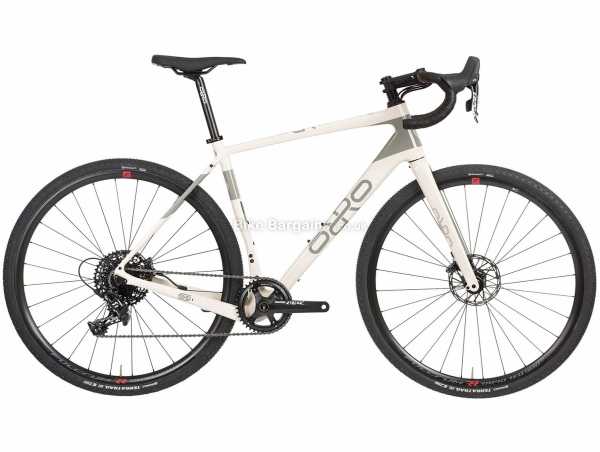 Orro Terra C Apex1 RR9 Carbon Gravel Bike 2022 L, White, Grey, Carbon Frame, 700c Wheels, 11 Speed Apex Groupset, Disc Brakes, Single Chainring