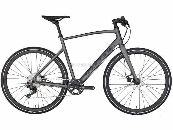 Ridley Tempo Man Alloy Urban City Bike 2020 S, Grey, Alloy Frame, 700c Wheels, 10 Speed Deore Groupset, Disc Brakes, Single Chainring