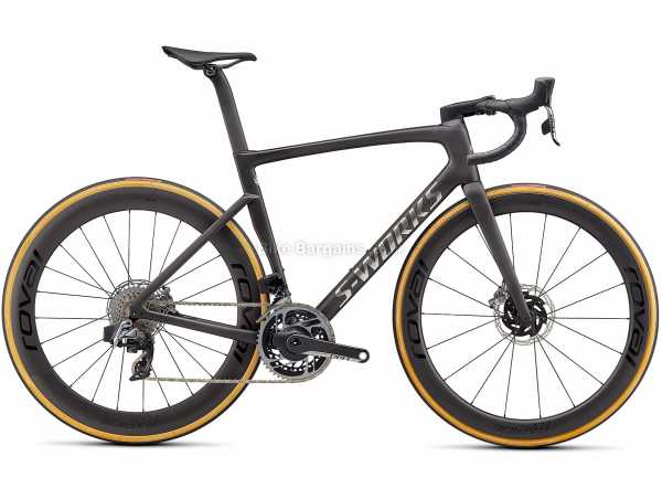 Specialized S-works Tarmac Sl7 Red Etap AXS Carbon Road Bike 2022 44cm, Grey, Carbon Frame, 700c Wheels, Red 24 Speed Groupset, Disc Brakes, Double Chainring, 6.8kg