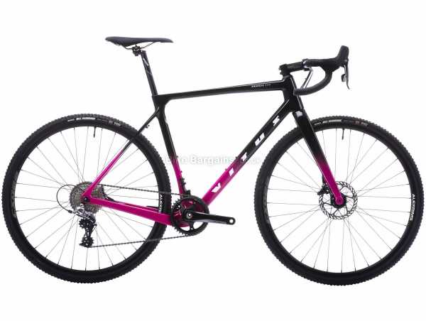 Vitus Energie EVO CR Rival Carbon Cyclocross Bike 2022 XS,S,M,L,XL, Pink, Black, Carbon Frame, 700c Wheels, 11 Speed Rival Groupset, Disc Brakes, Single Chainring, 8.4kg