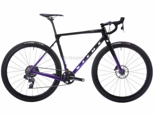 Vitus Energie EVO CRS Force eTap AXS Carbon Cyclocross Bike 2022 XL, Purple, Black, Carbon Frame, 700c Wheels, 12 Speed Force Groupset, Disc Brakes, Single Chainring, 7.7kg