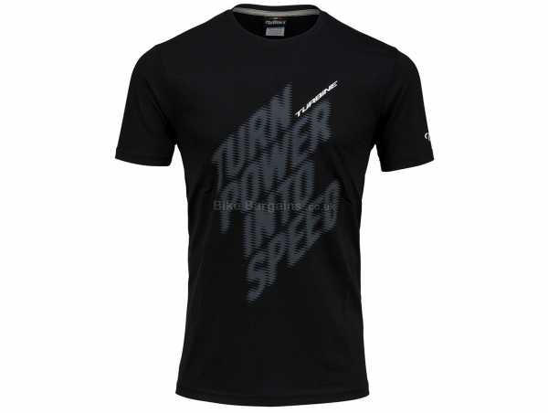 Wilier Turbine T-Shirt XL, Black, Short Sleeve, Cotton, Elastane, 170g