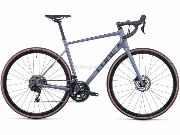 Cube Axial WS Race Alloy Road Bike 2022 53cm,56cm, Purple, Grey, Alloy Frame, 700c Wheels, 105 22 Speed Groupset, Disc, Double Chainring, 9.7kg
