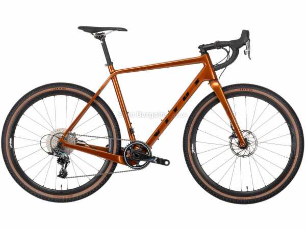 Vitus Substance CRX-1 Force Carbon Adventure Gravel Bike 2021 M, Orange, Black, Carbon Frame, 650c Wheels, Force 11 Speed Groupset, Disc, Single Chainring, 9.11kg