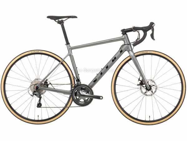 Vitus Zenium Tiagra Carbon Road Bike 2021 M, Grey, Black, Carbon Frame, 700c Wheels, Tiagra 20 Speed Groupset, Disc, Double Chainring, 9.28kg