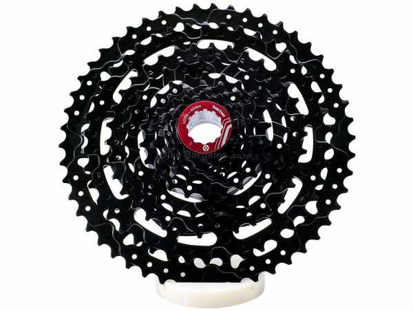 Box Two 9 Speed Cassette 9 Speed, weighs 645g, Steel & Alloy construction, Black
